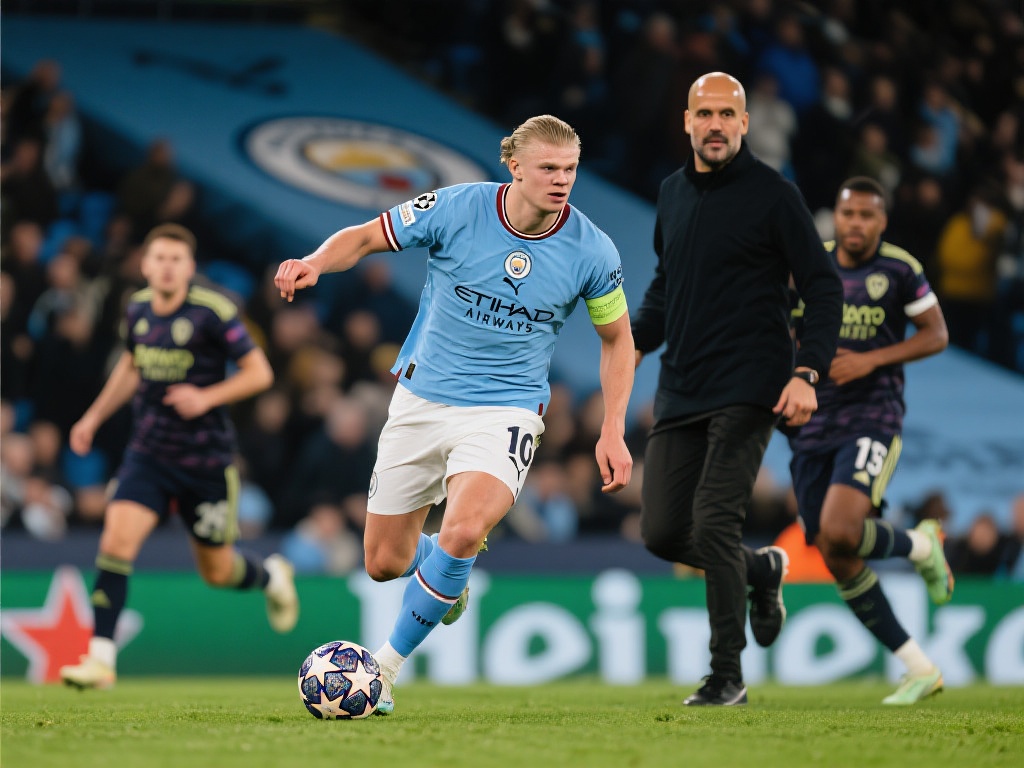 曼城在战术上的完美执行也功不可没。主教练