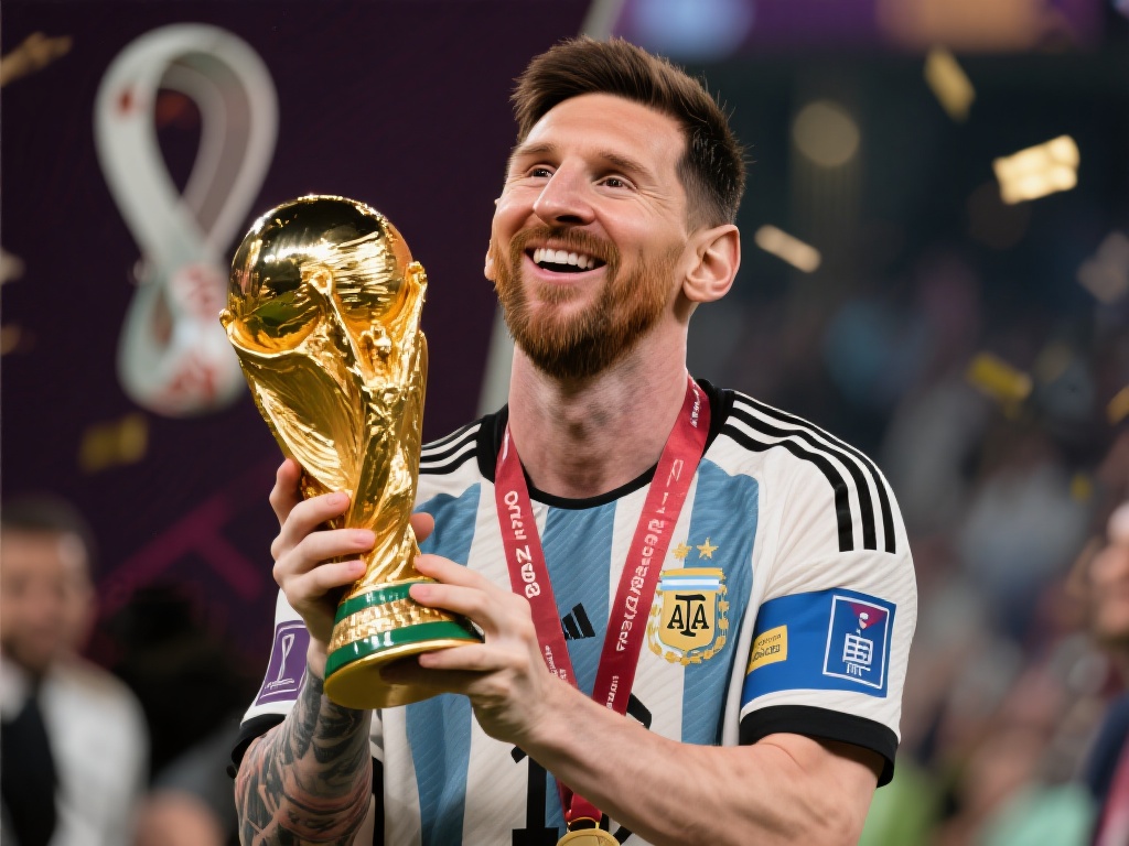 梅西捧杯瞬间:世界杯荣耀时刻回顾 对于全世界热爱足球的人来说,梅西职业生涯
